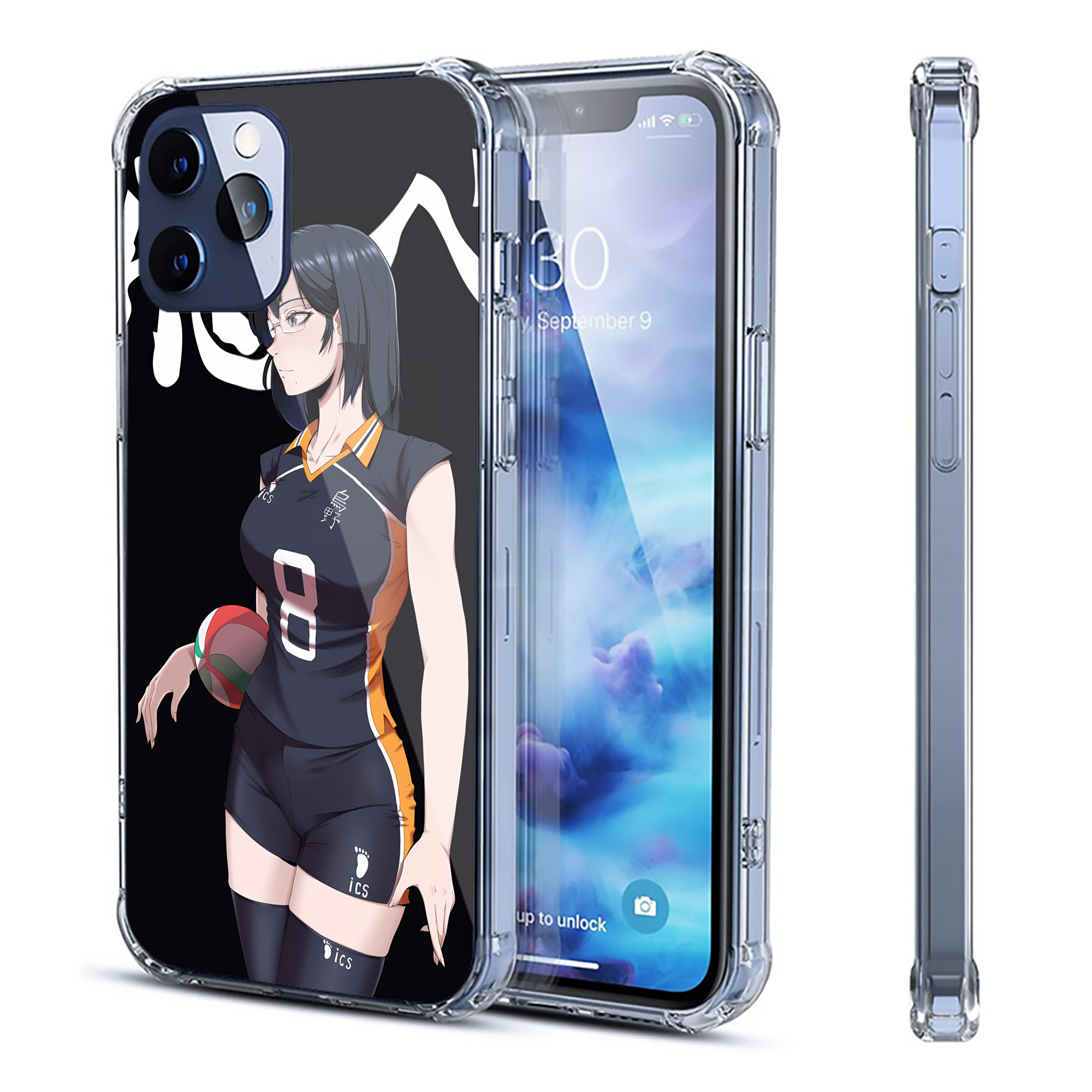 （画像用） ハイキュー!! Haikyu!! 【iPhone 12シリーズ対応】透明スマホケース（クリアソフトケース）